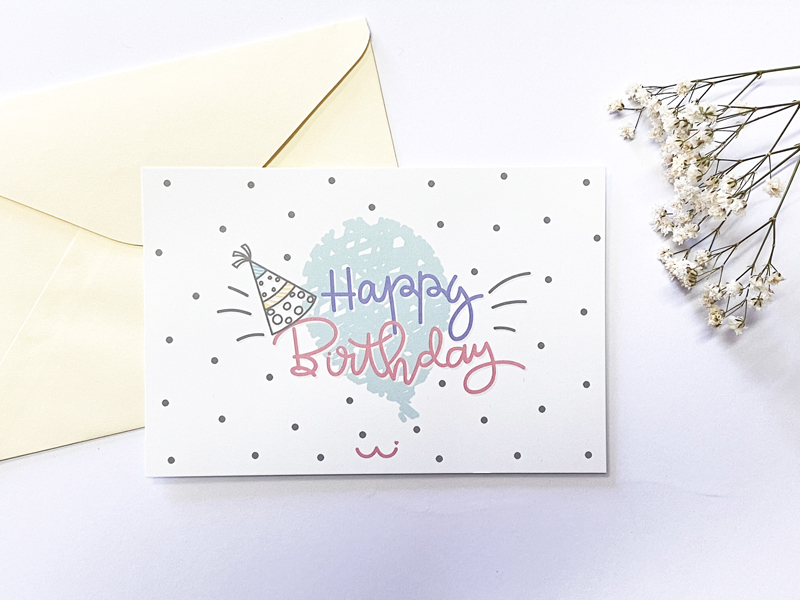 cartão presente - happy birthday 1
