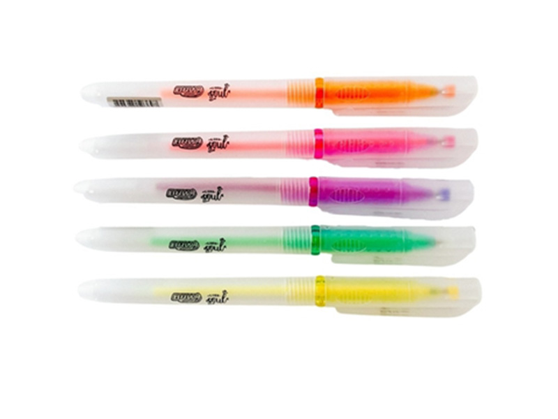 caneta esferográfica fluorescente gel 1